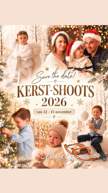 ✨ Save the date! Kerstshoots 2026 ✨ De gezelligste periode van het jaar komt eraan… en…